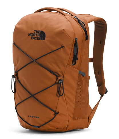 THE NORTH FACE Jester Everyday Laptop Backpack | Commuter Daypack with Water Repellent Finish, 16" Laptop Sleeve, Leather Brown/TNF Black-NPF, One Size