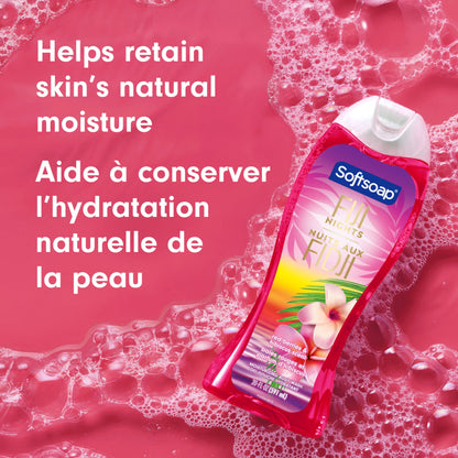 Softsoap Fiji Night Body Wash, Red Berries and Hibiscus Scent, 591 mL (Pack of 4)