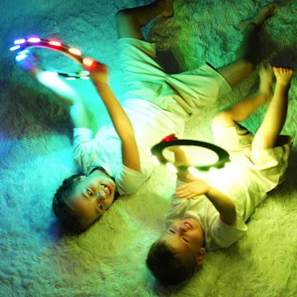TOSY Flying Ring - 36 RGB Multicolor LEDs, Super Bright, Lost Mode, Auto Light Up, Easter Basket Stuffers Gift for Kid/Teen/Boy/Girl, Safe, Waterproof, Pool/Beach/Camping Toy