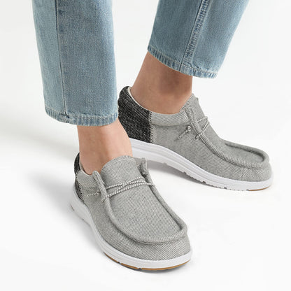 Bruno Marc Men’s Loafers Slip-on Casual Boat Shoes,Grey,9.5