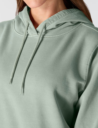 Carhartt Women's Relaxed Fit Midweight Garment Dye French Terry Hooded Sweatshirt, Seabrook, Small
