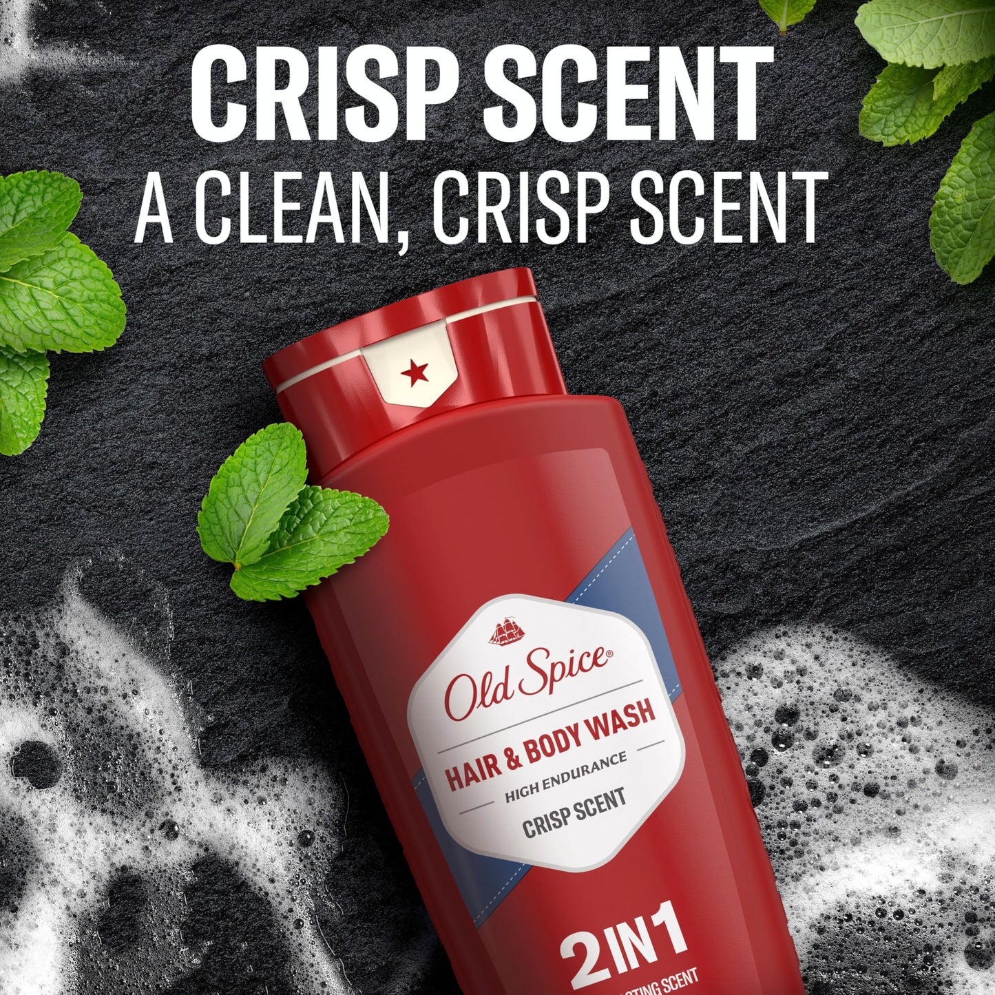 Old Spice High Endurance Body Wash Hair & Body Wash, 2.12 L Total (4 Count of 532 mL Each)